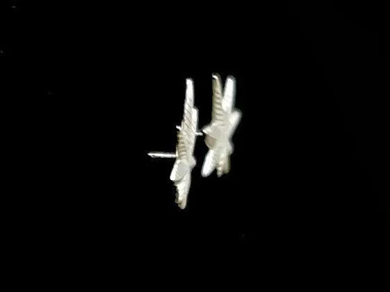 Sterling Silver Marijuana Leaf Studs, Sku#1156-5