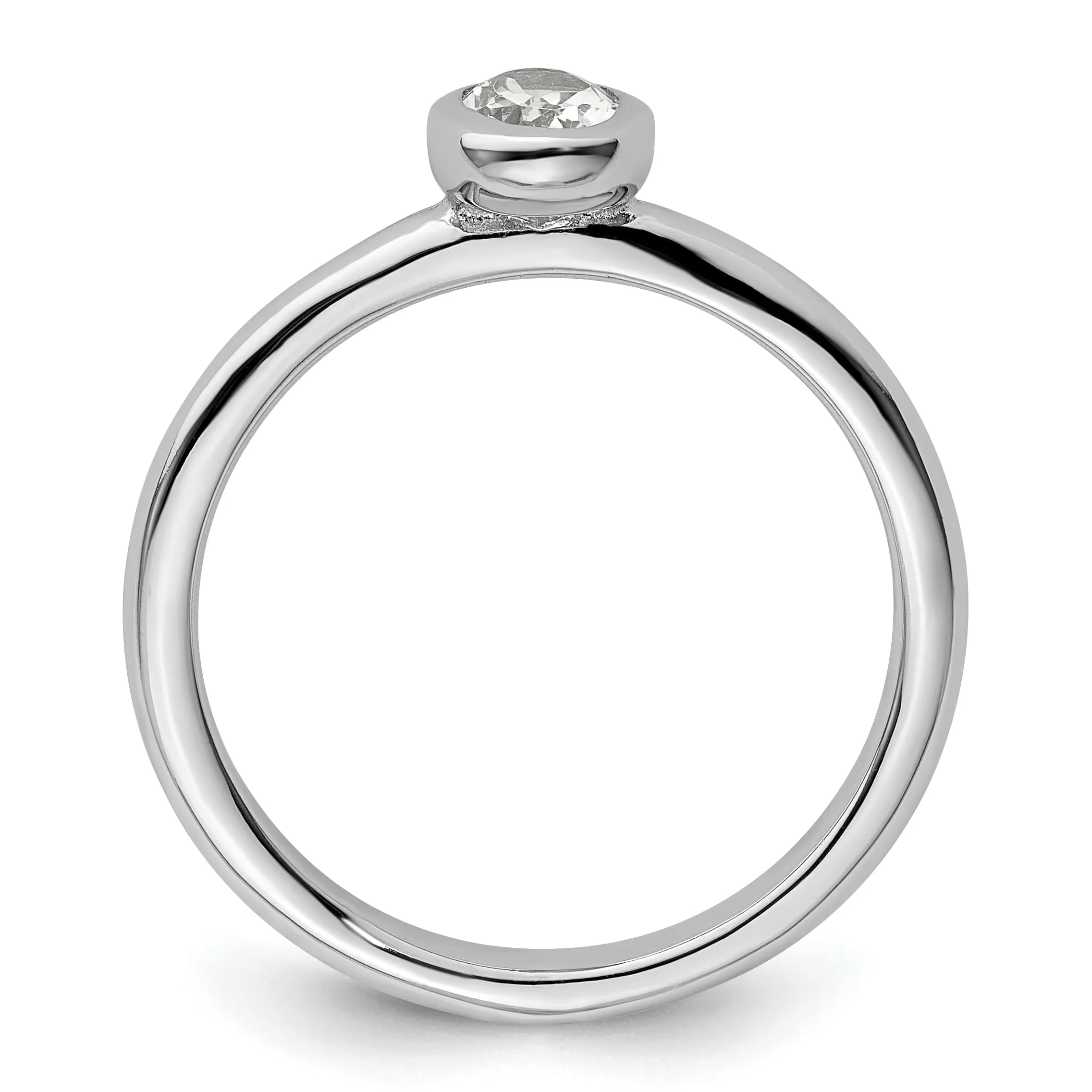 Sterling Silver Stackable Expressions Ring
