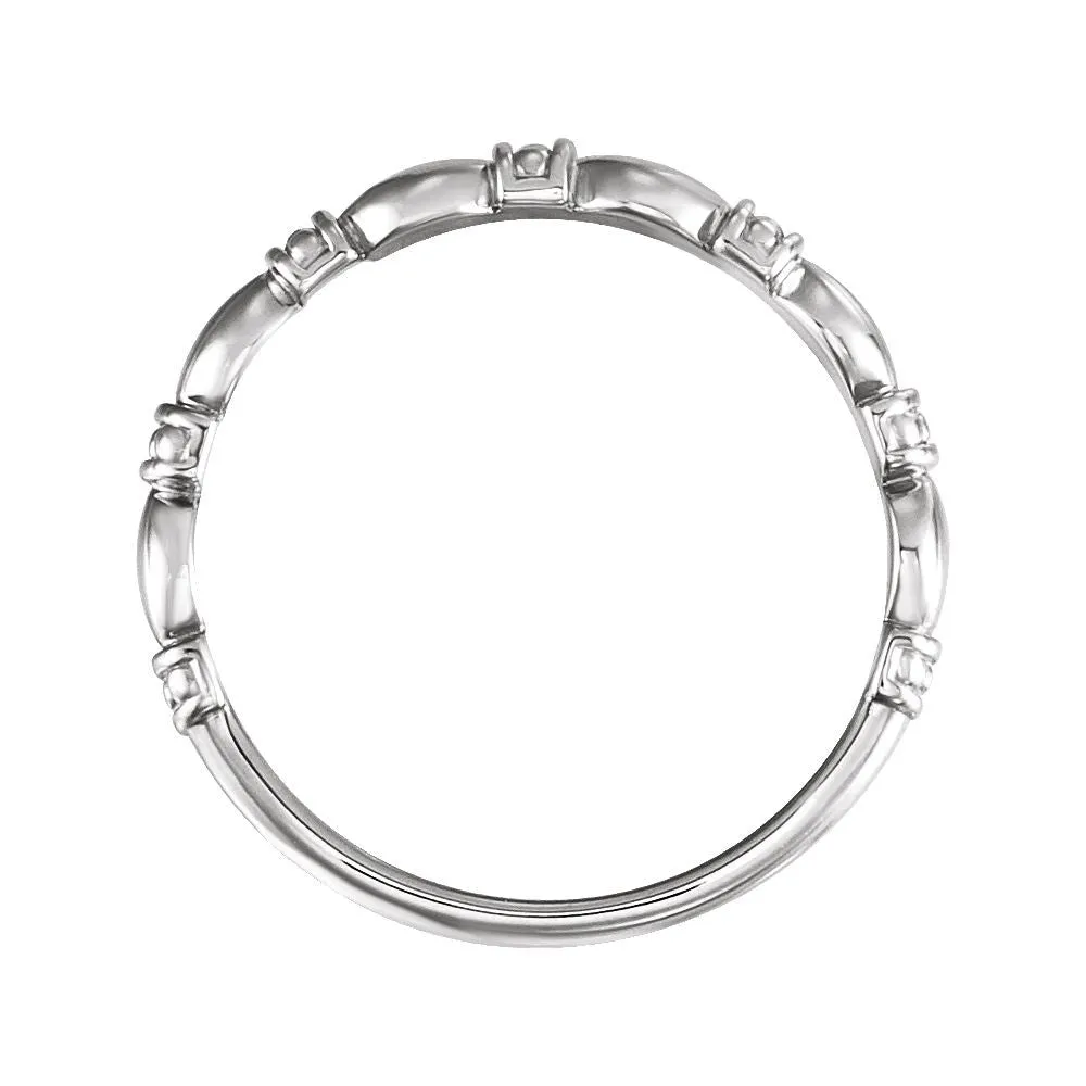 Sterling Silver Stackable Ring, Size 7