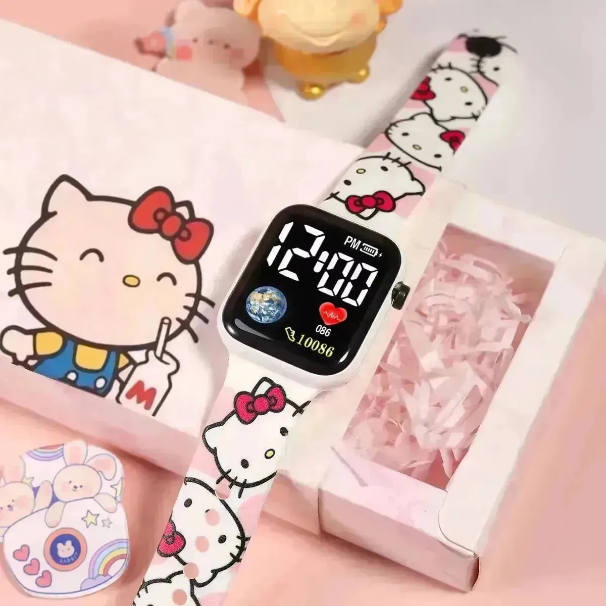 Stitch and Hello Kitty Digital Watches