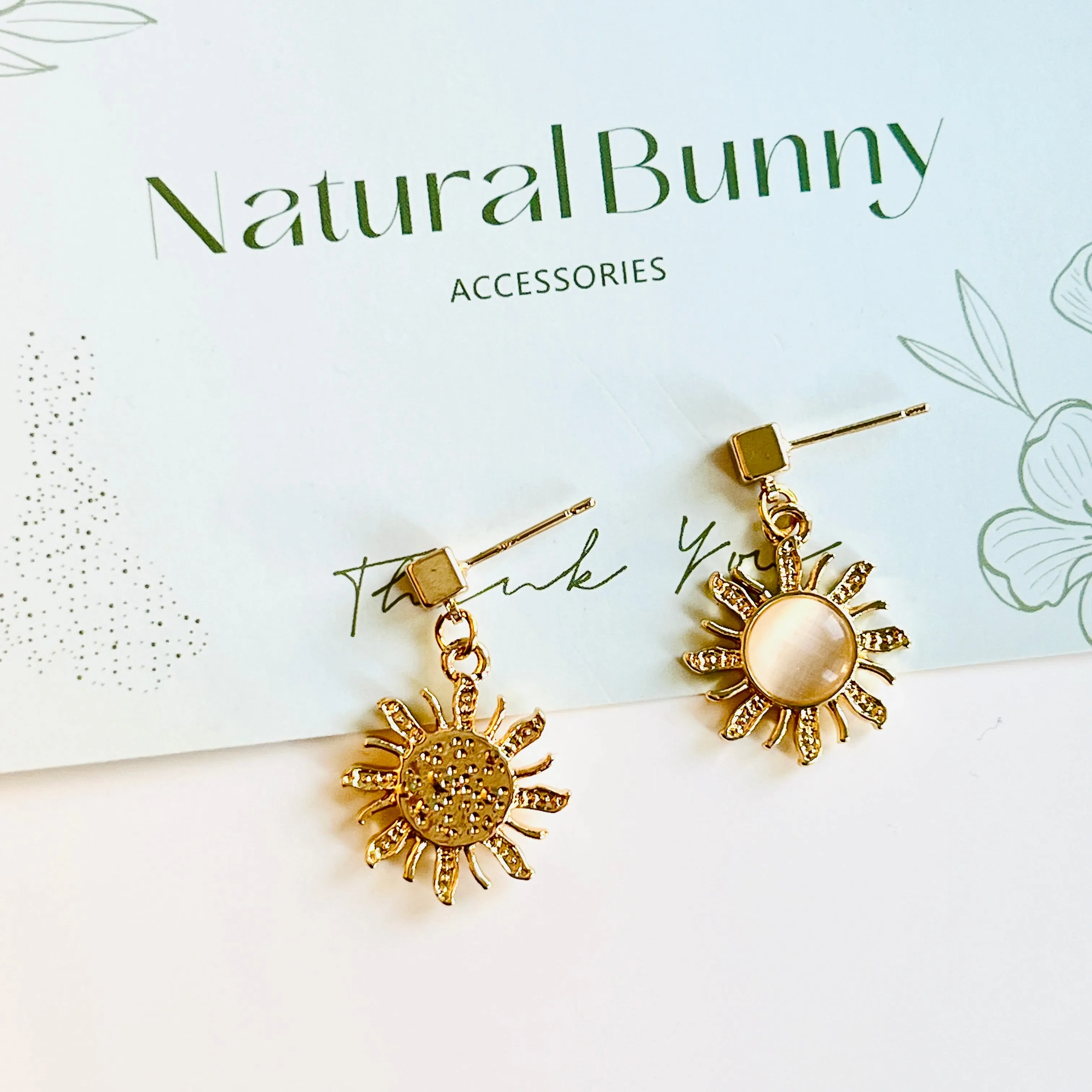 Sunburst Drop Earrings