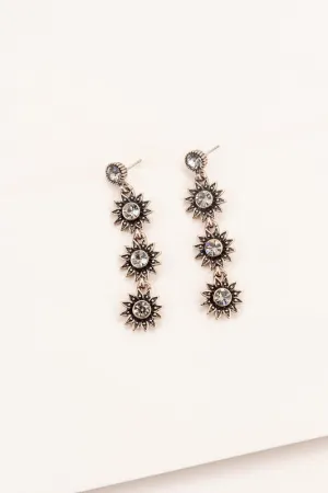 Sunflower Drop Earrings