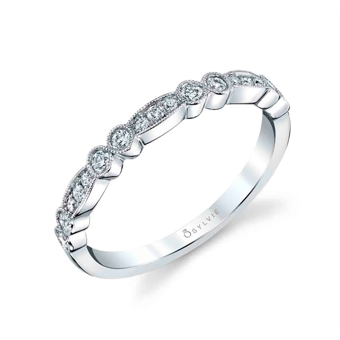 Sylvie Stackable Wedding Ring