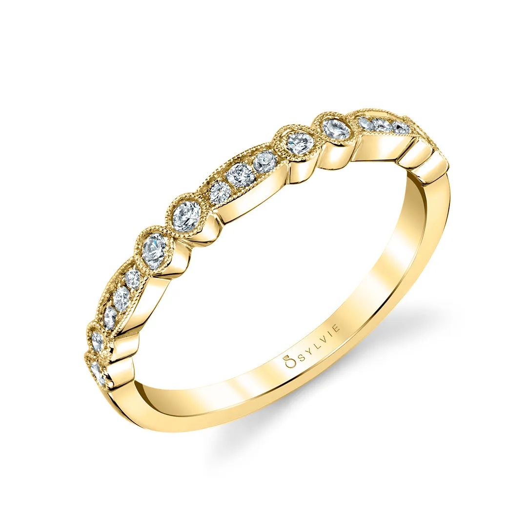 Sylvie Stackable Wedding Ring