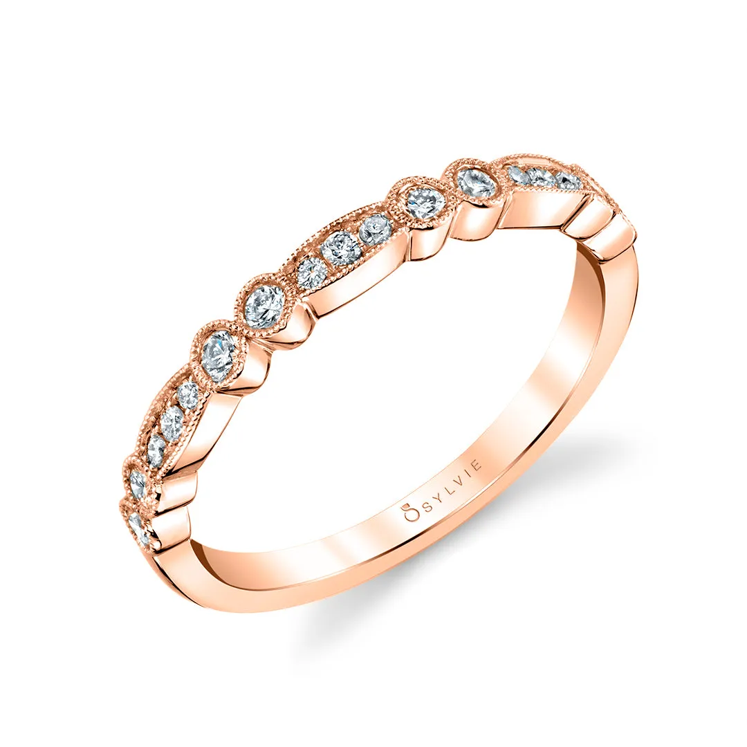 Sylvie Stackable Wedding Ring