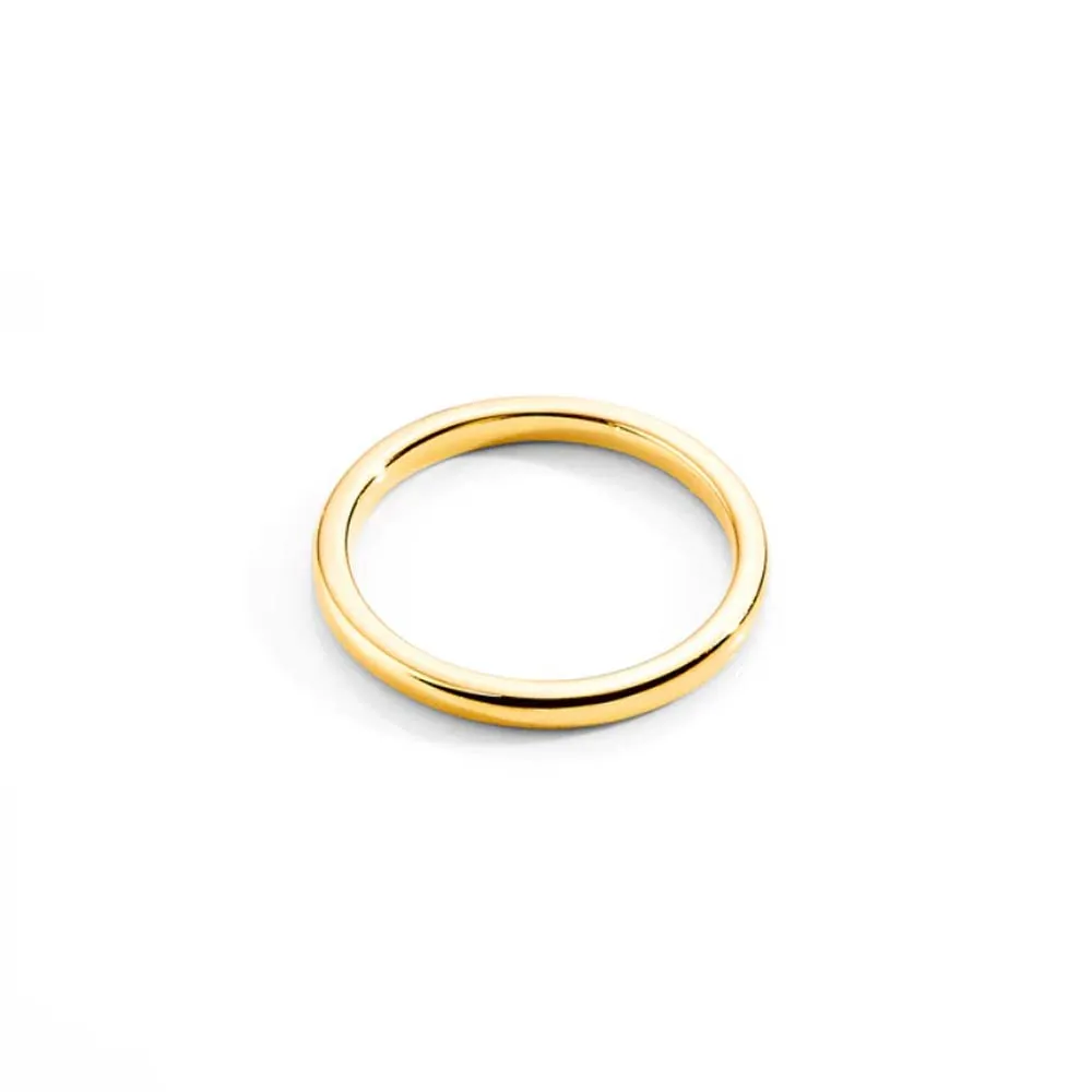 Syna Yellow Gold Band