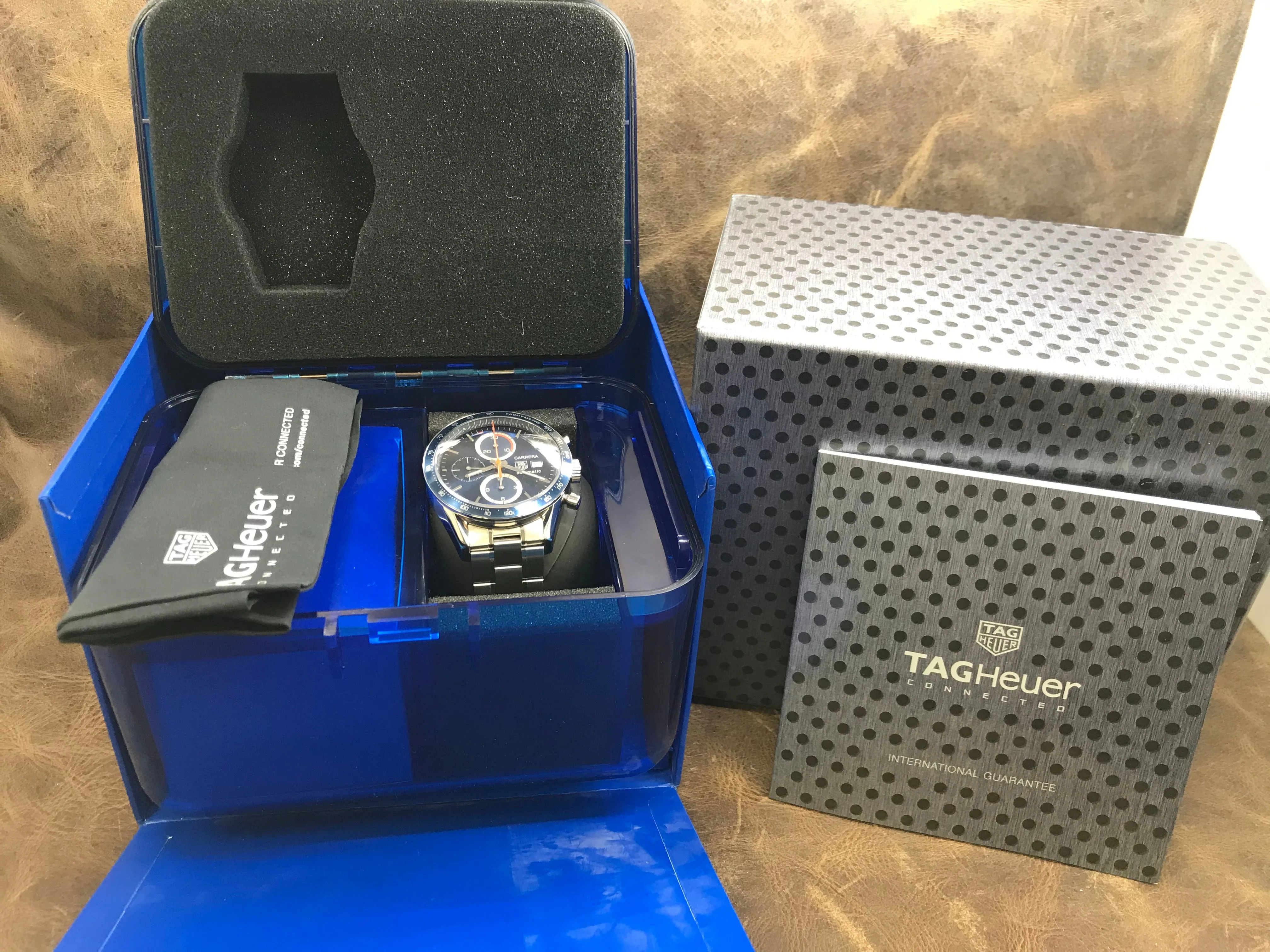 TAG Heuer Carrera CV2015-3 Blue Dial Automatic Men's Watch
