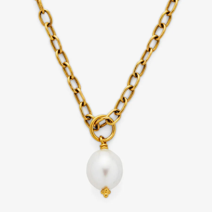 Tania Baroque South Sea Pearl Pendant in 22K Nectar Gold