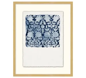 Textile Stamp Framed Prints II with frame
