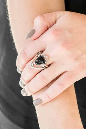 The Bold and the BEAD-iful - Black - Paparazzi Ring