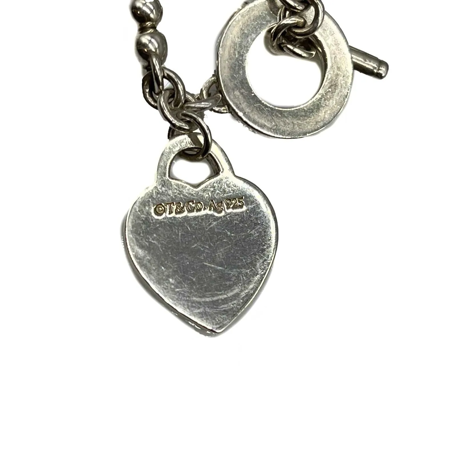 TIFFANY & CO Wrap Necklace in Silver with Pearls and a Diamond Heart Pendant