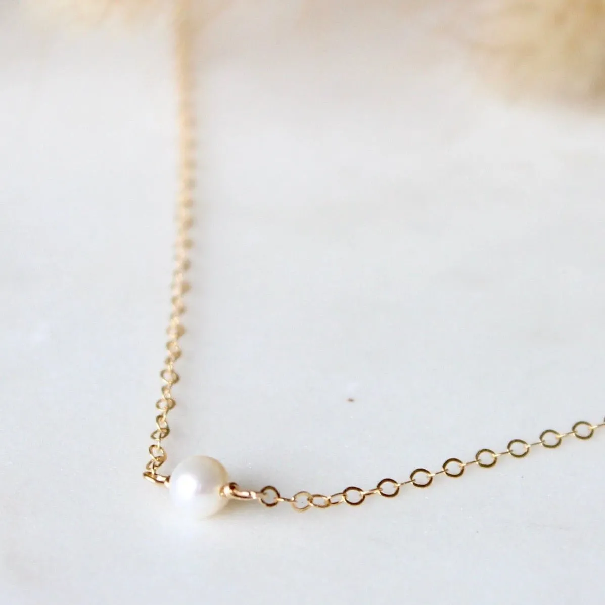 Tiny Freshwater Pearl Necklace