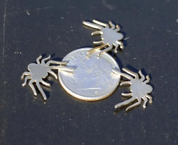 Tiny metal Spider blanks, Mini Spiders
