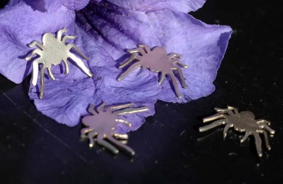 Tiny metal Spider blanks, Mini Spiders