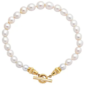 Toggle Necklace - South Sea Pearl and Diamond
