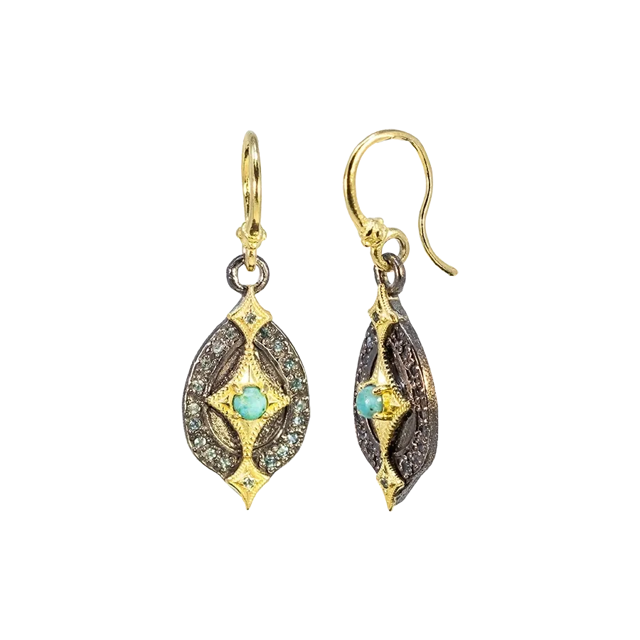 TURQUOISE DROP EARRING