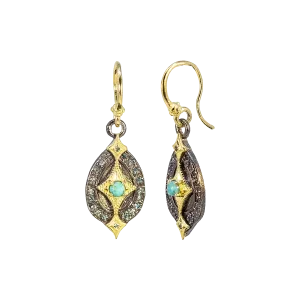 TURQUOISE DROP EARRING