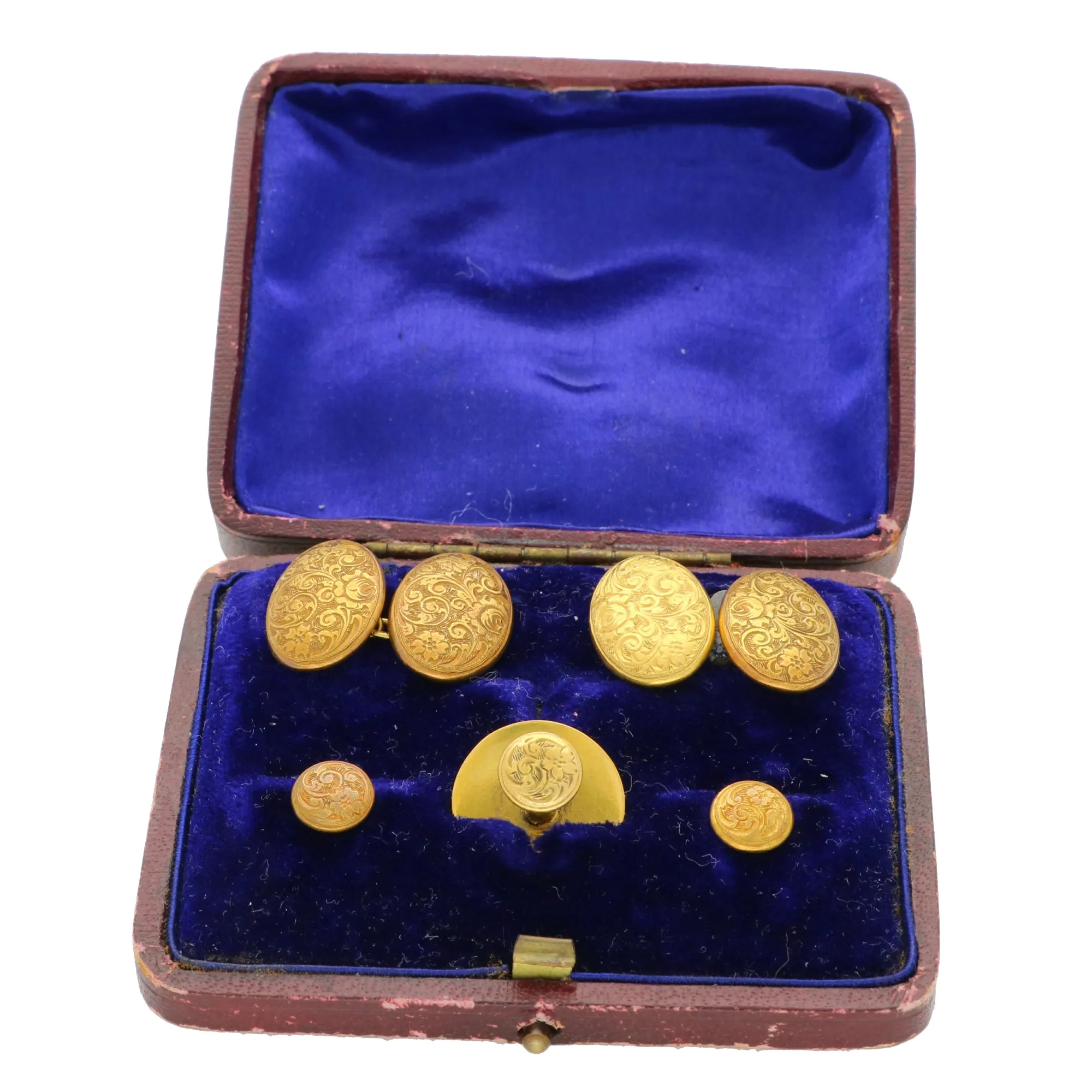 Vintage 1970's Engraved Dress Set
