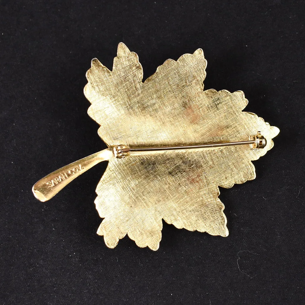 Vintage Coventry Whispering Leaf Brooch