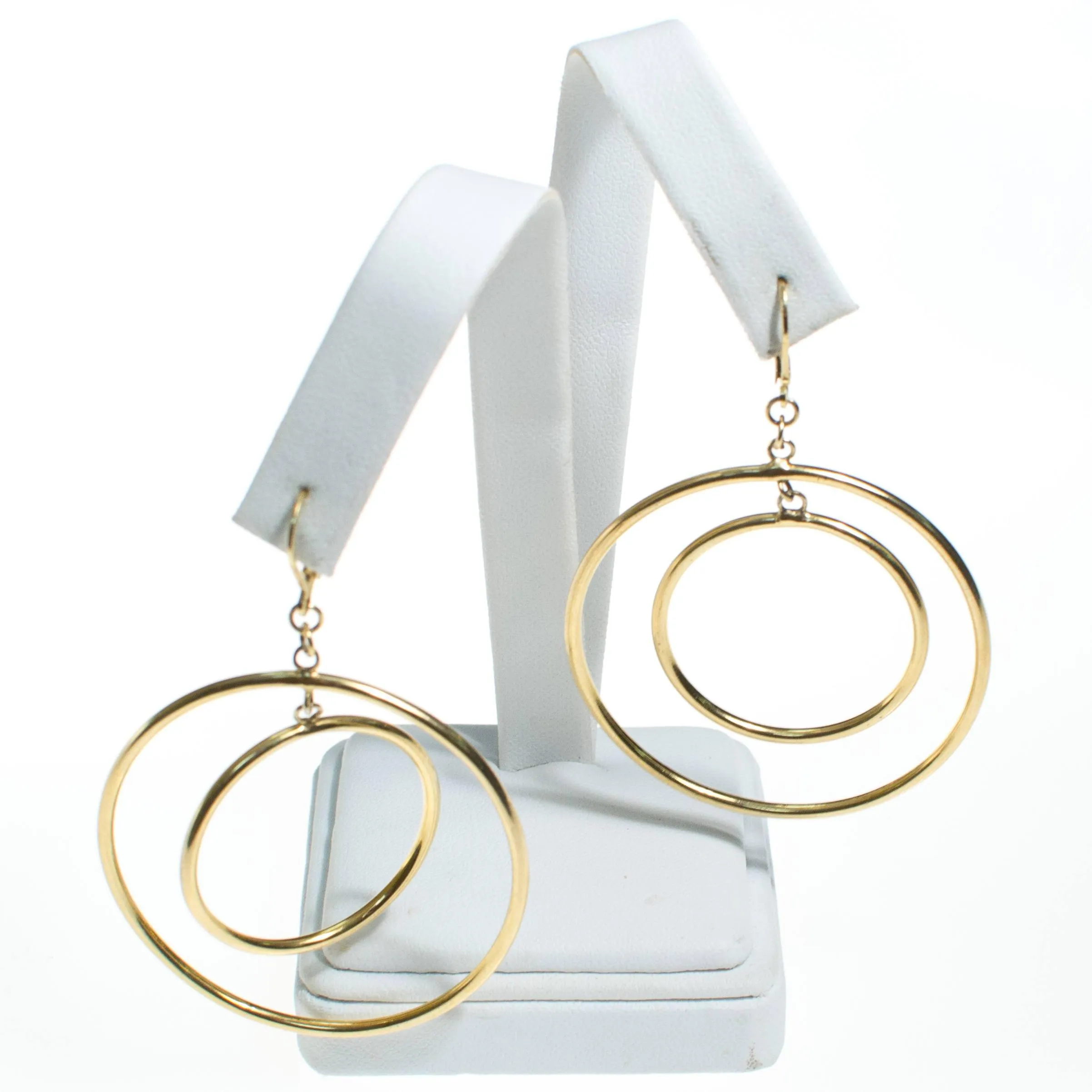 Vintage Kenneth Jay Lane Double Hoop Earrings