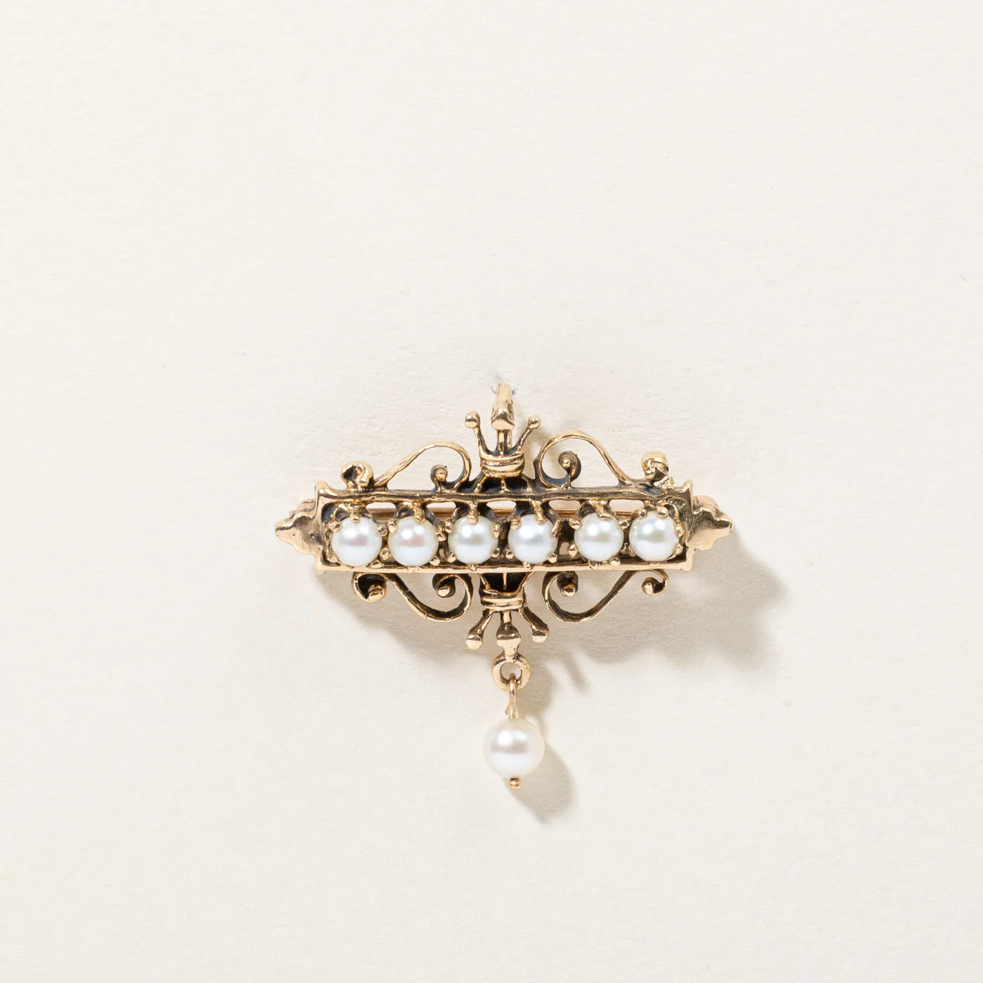 Vintage Pearl Pendant & Brooch