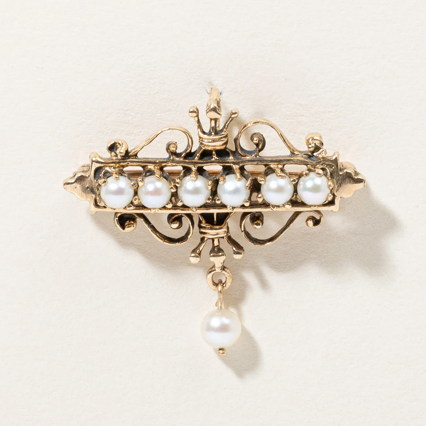 Vintage Pearl Pendant & Brooch