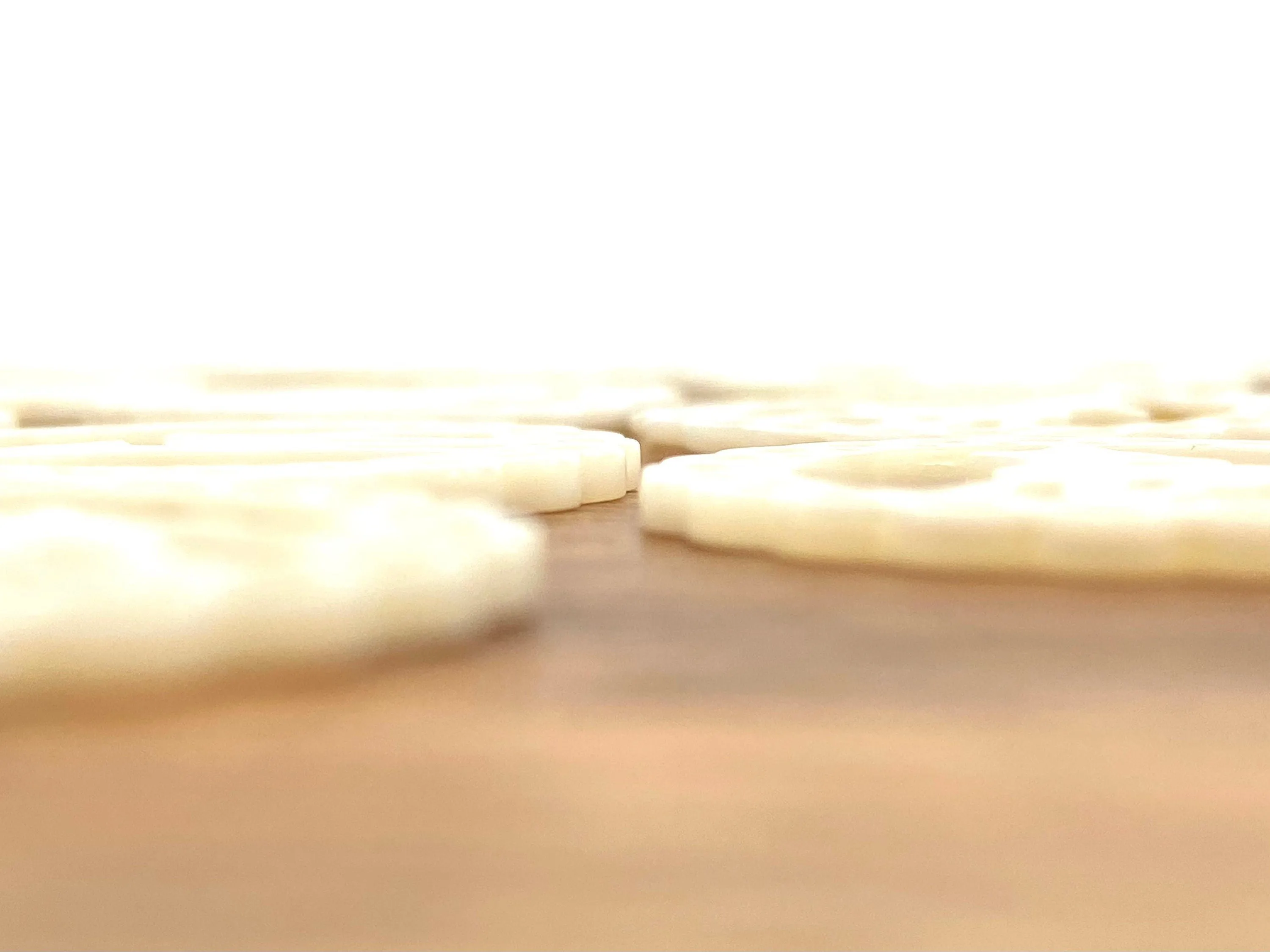 White South Sea Mother Of Pearl Beads, Sku#M593