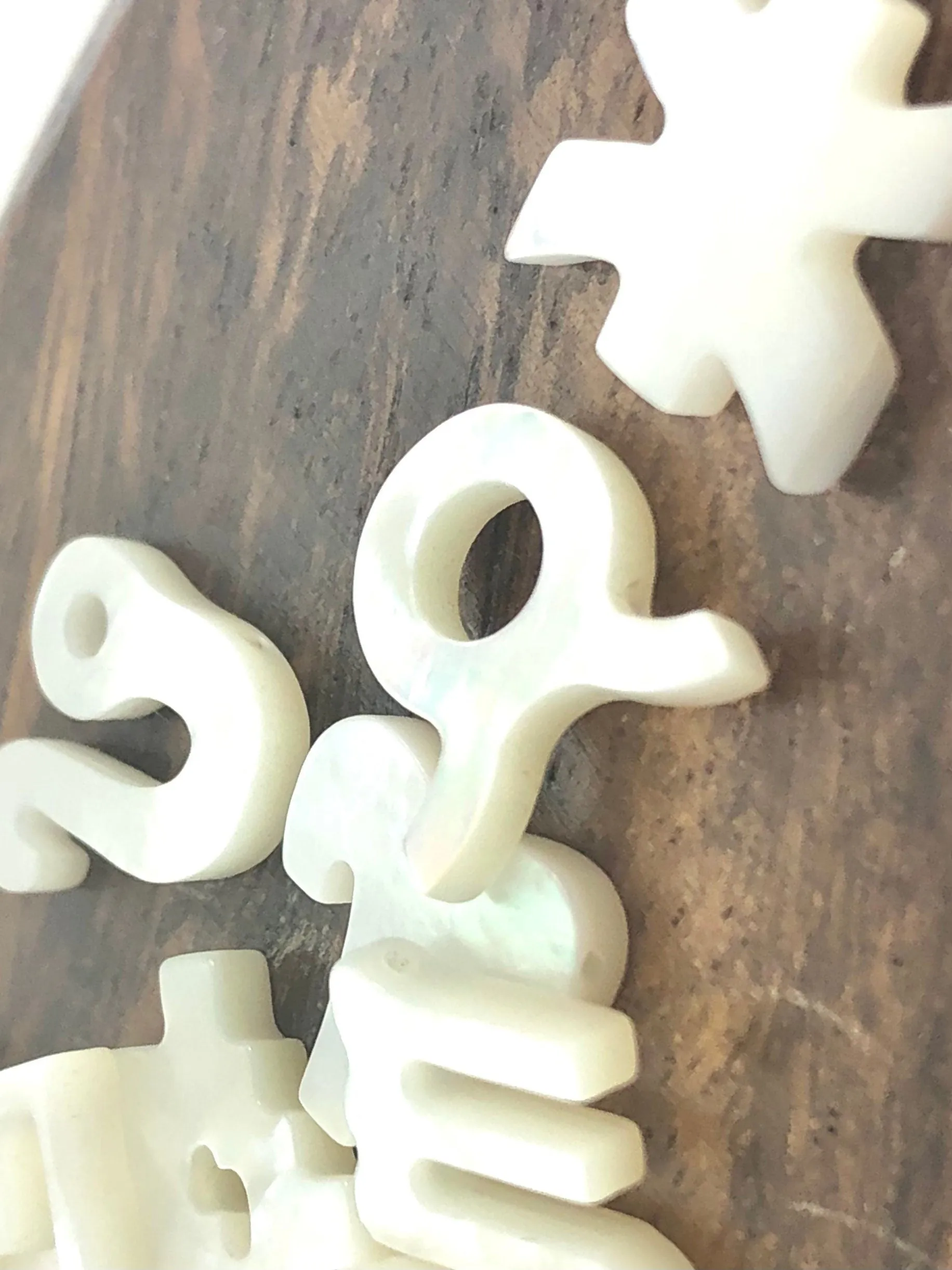White South Sea Mother Of Pearl Horoscope Signs Sku#M231