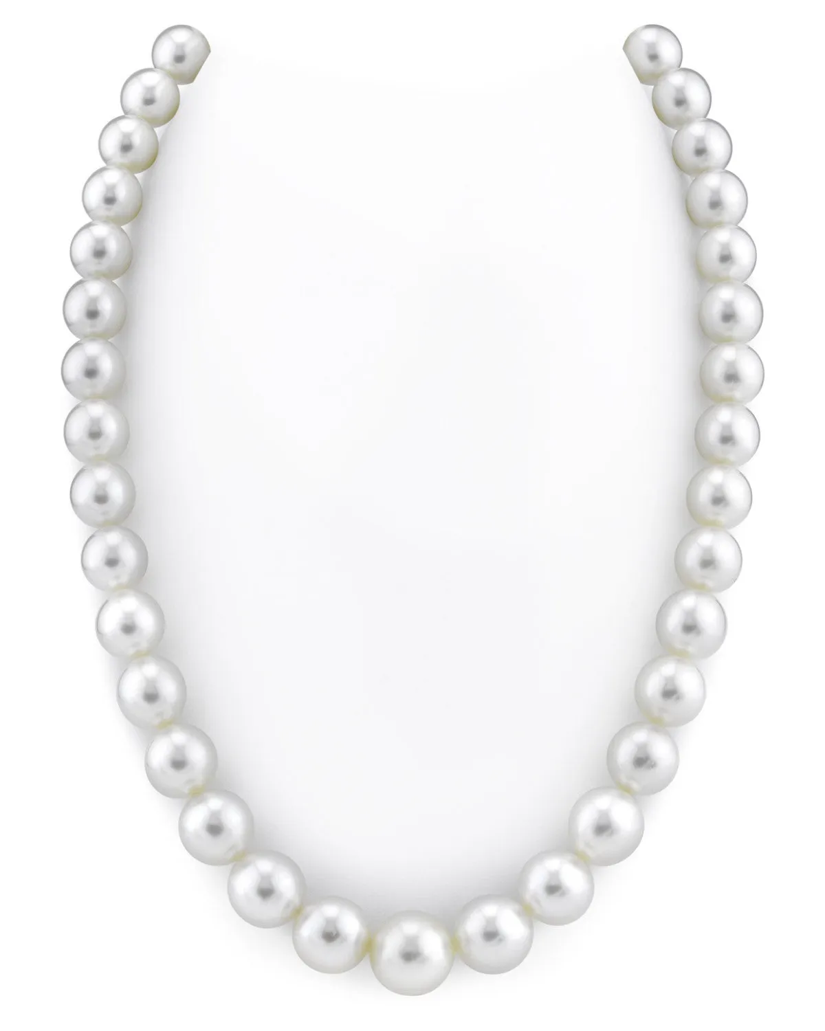 White South Sea Pearl Necklace, 10.0-13.0mm - AAA/AAAA Quality