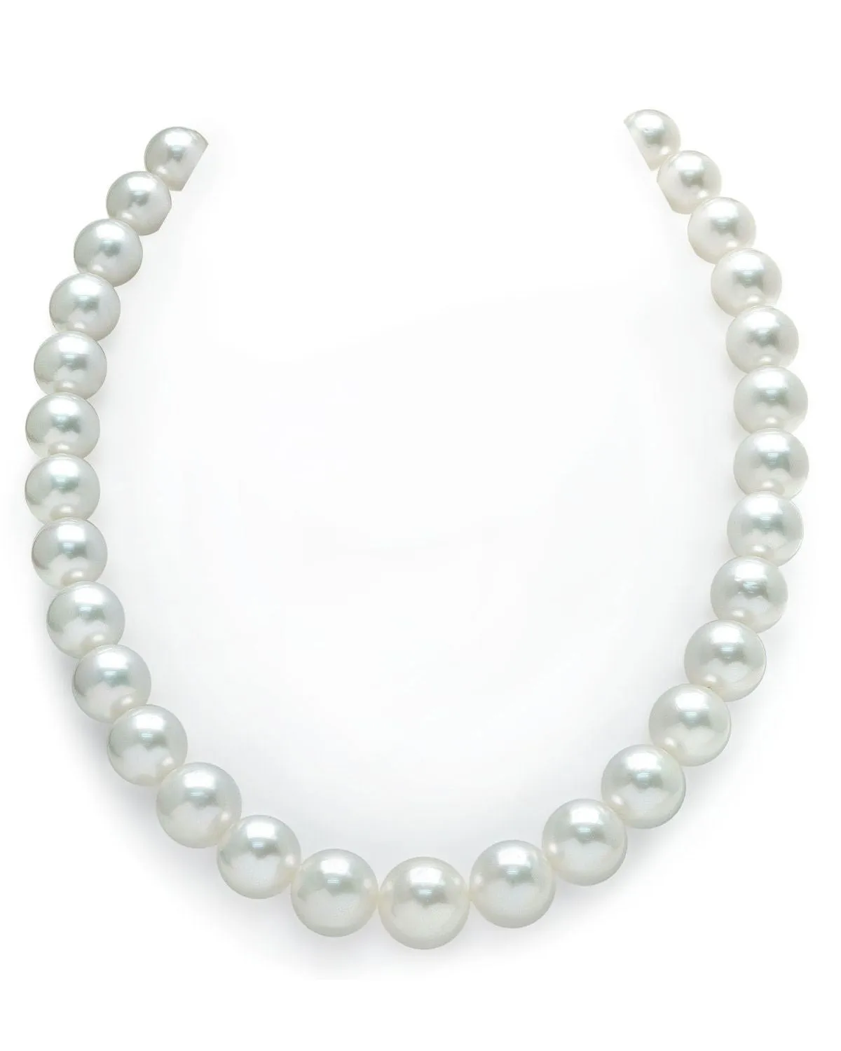 White South Sea Pearl Necklace, 11.0-13.0mm - AAA/AAAA Quality