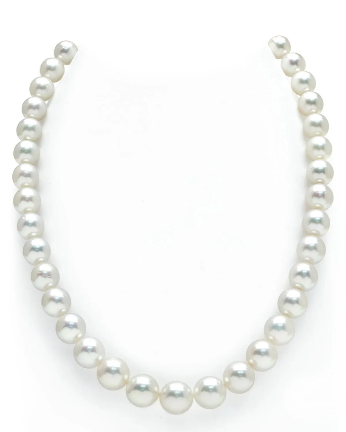 White South Sea Pearl Necklace, 9.0-11.0mm - AAA/AAAA Quality