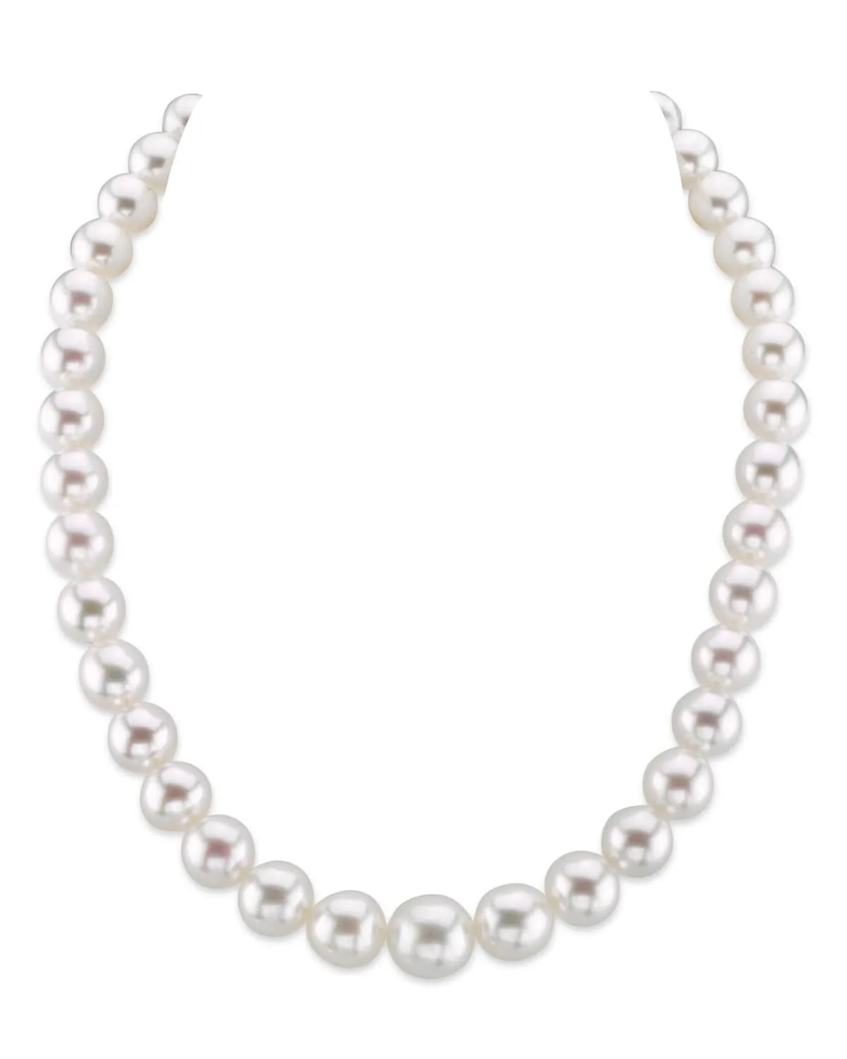 White South Sea Pearl Necklace, 9.0-12.0mm - AAAA Quality