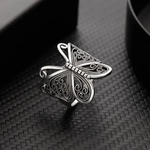 Women's Geometric Zircon Round Ring