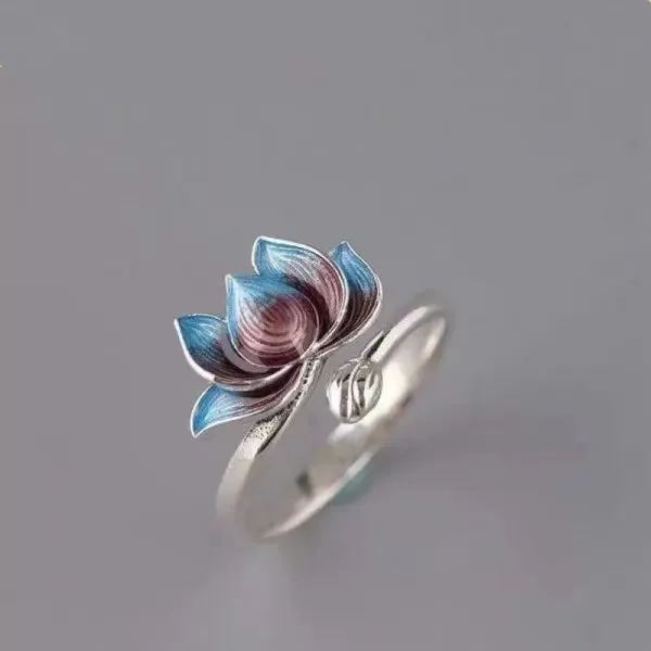 Women's Geometric Zircon Round Ring
