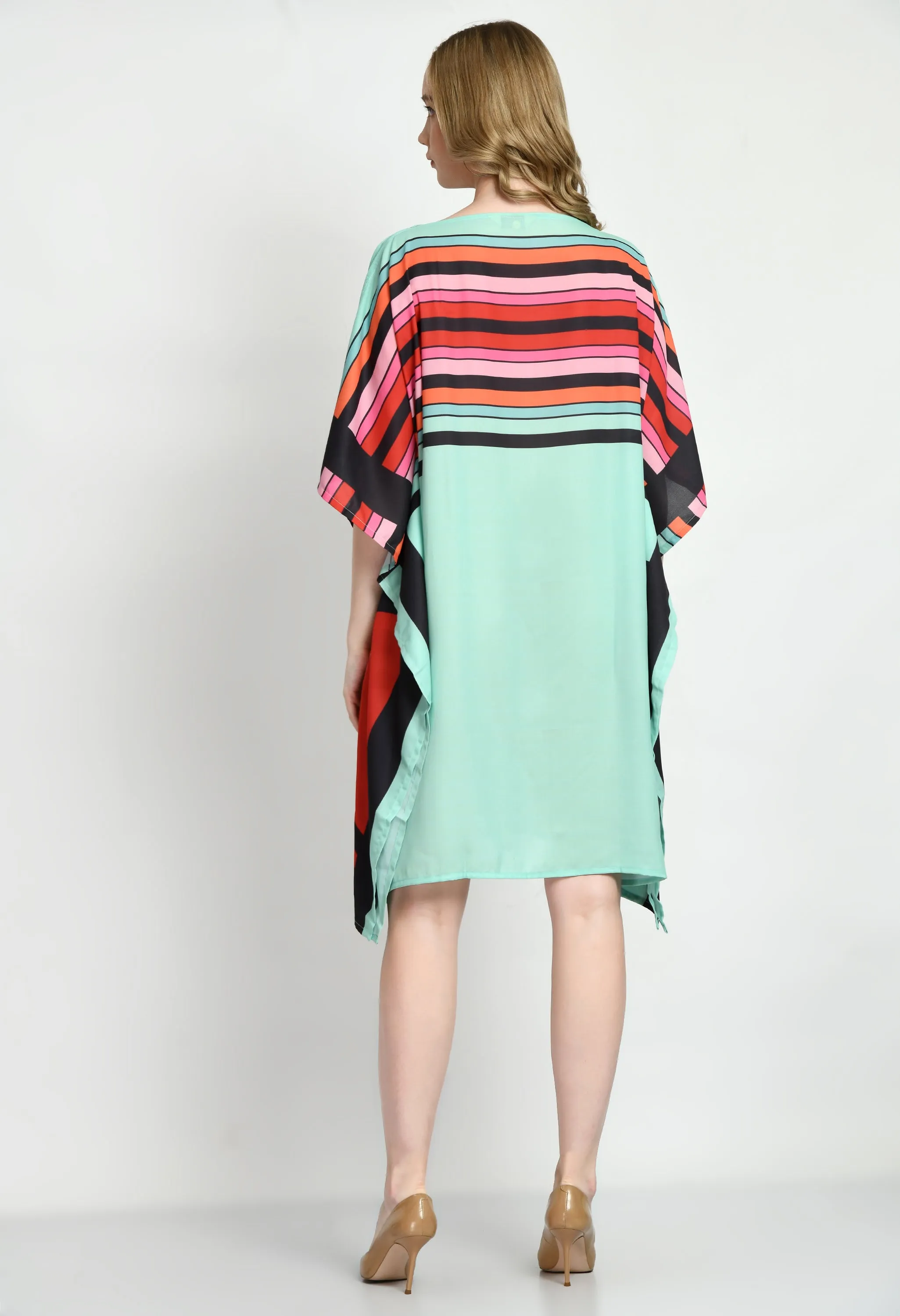 Wonder Rings Short Kaftan Dress