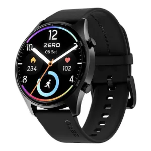 Zero 1.38" TFT HD Display Icon Smart Watch, IP68 Water Resistant, Jet Black